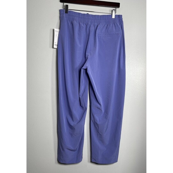 ATHLETA Arrival Pant Size 10 Purple NEW Active Cropped  Performance Workout - Picture 6 of 12
